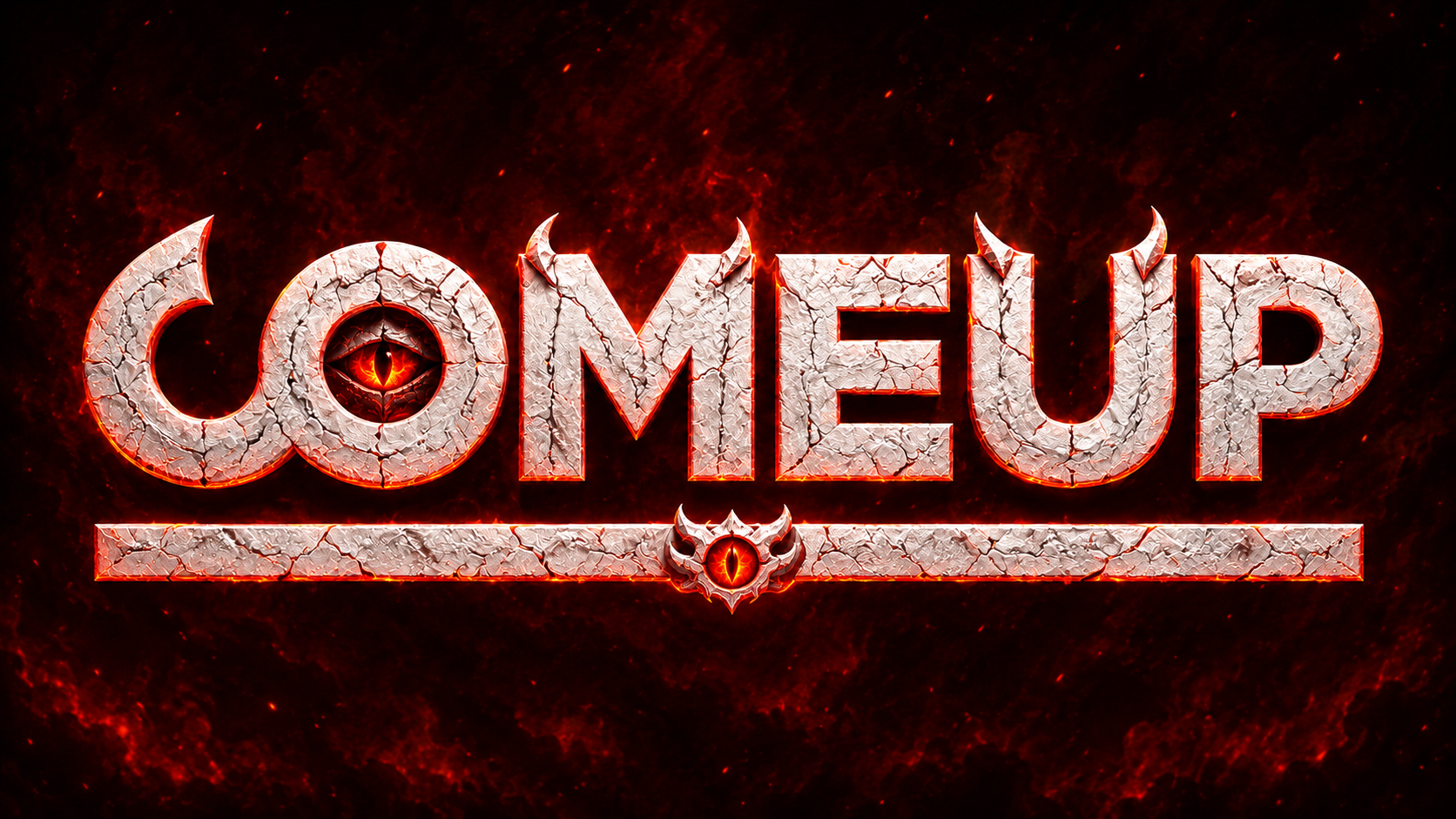 ComeUp — logo démoniaque
