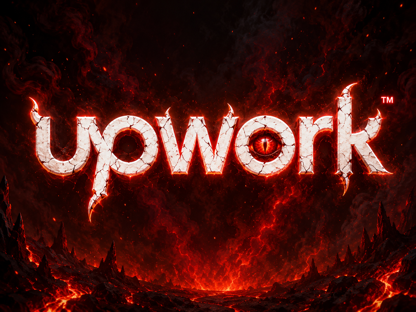 Upwork — logo démoniaque